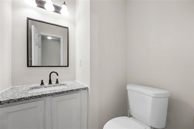 1486 Rogers Crossing Dr, Lithonia, GA 30058 - half bathroom featuring toilet and vanity