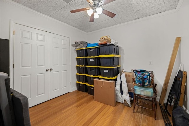 5505 Whitehall Rd, Lula, GA 30554 - storage with a ceiling fan