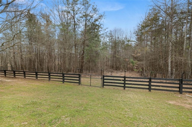 5505 Whitehall Rd, Lula, GA 30554 - view of yard featuring fence