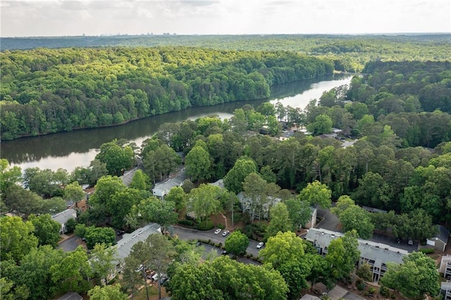 448 Teal Ct, Roswell, GA 30076 - drone / aerial view featuring a water view and a view of trees