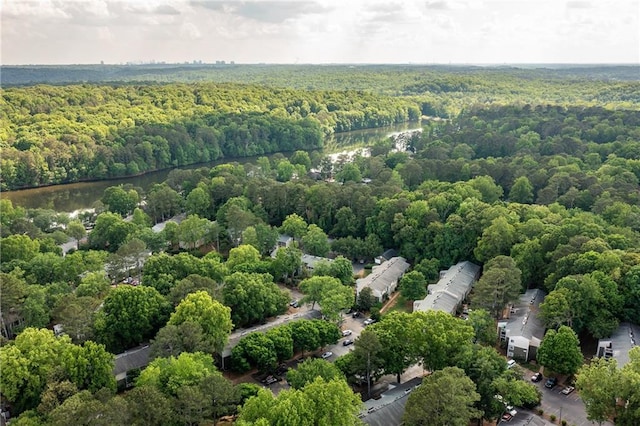 448 Teal Ct, Roswell, GA 30076 - bird's eye view featuring a forest view