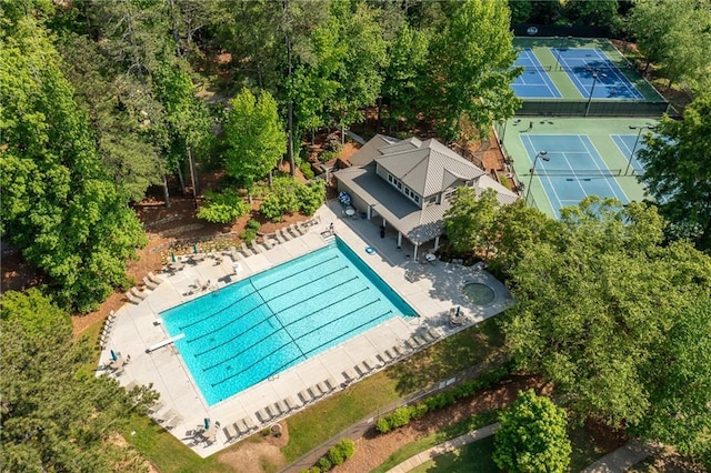 448 Teal Ct, Roswell, GA 30076 - bird's eye view