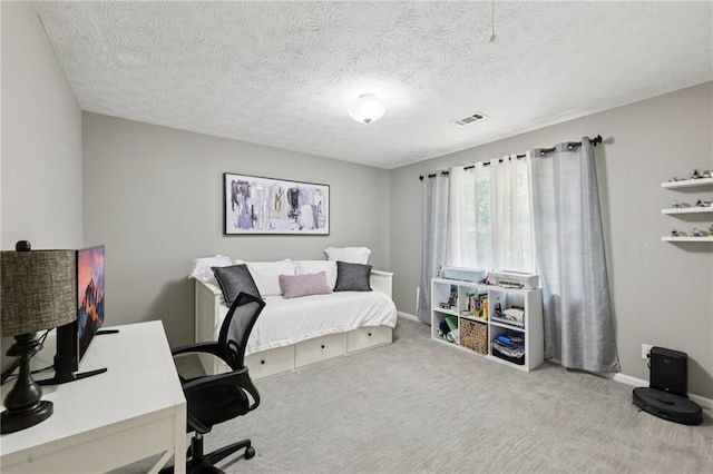 4733 Eidson Rd, Dunwoody, GA 30360 - office with carpet, baseboards, and a textured ceiling