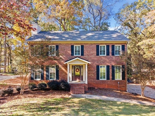 view of colonial house