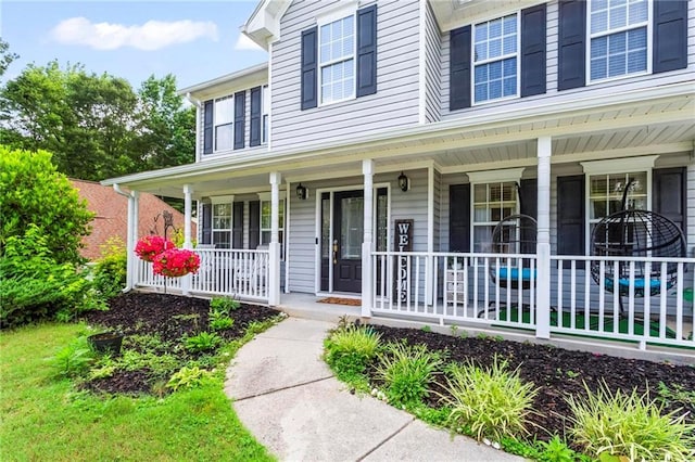 10 Callaway Ct, Hiram, GA 30141 - view of exterior entry featuring covered porch