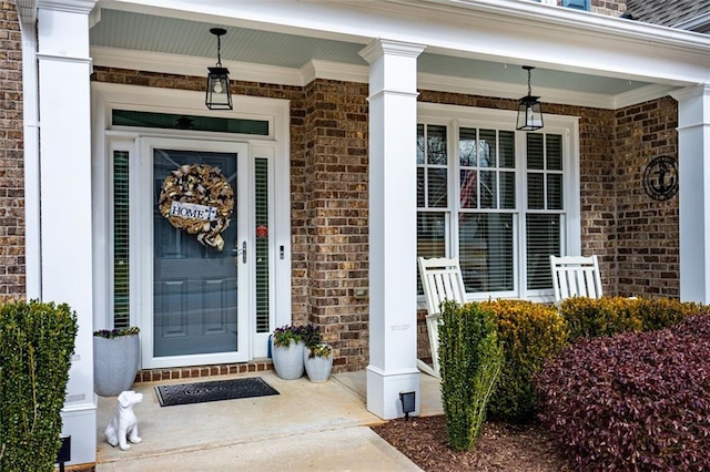 view of entrance to property