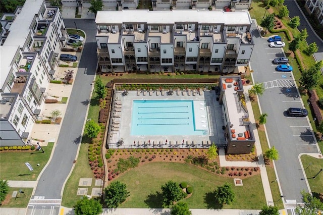 1030 Burnside Pl NW, Atlanta, GA 30318 - aerial view of a pool area
