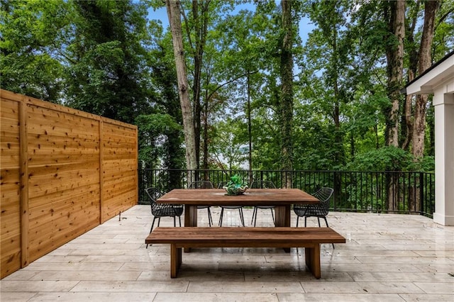 6178 Lake Lanier Height Rd, Buford, GA 30518 - wooden deck featuring outdoor dining area