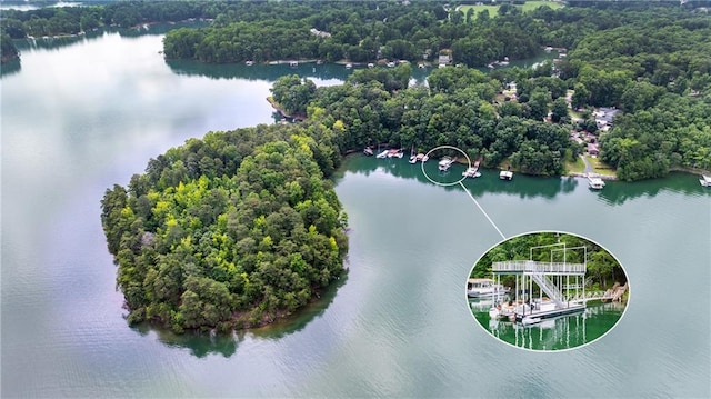 6178 Lake Lanier Height Rd, Buford, GA 30518 - aerial view of a large body of water