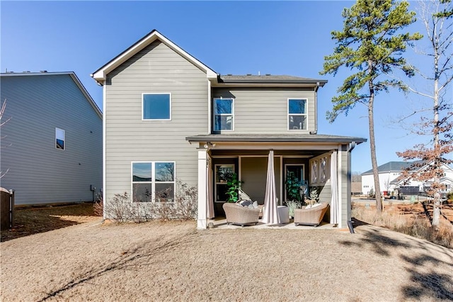 view of rear view of property