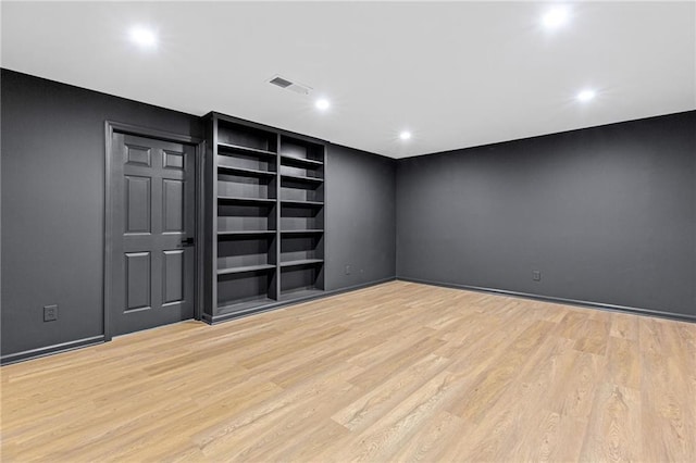 12995 Bucksport Dr, Roswell, GA 30075 - spare room featuring light wood finished floors and recessed lighting