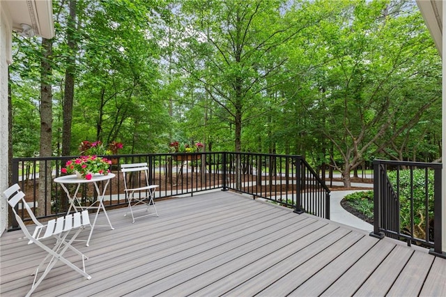 12995 Bucksport Dr, Roswell, GA 30075 - view of wooden deck