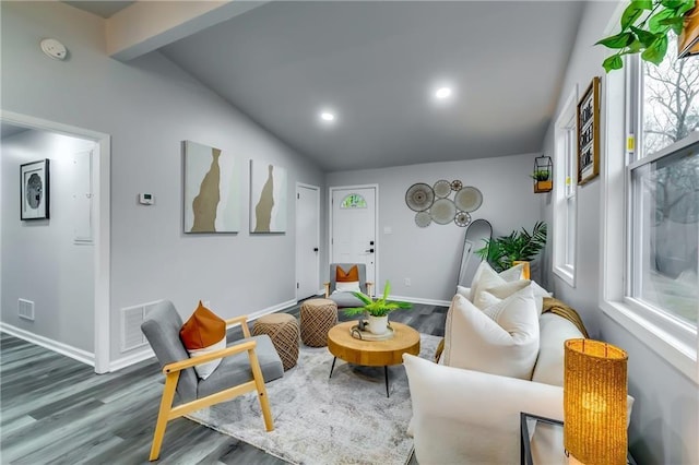 2162 Westover Dr, Atlanta, GA 30344 - living room with wood finished floors, baseboards, and recessed lighting