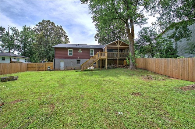 1837 Lochlomand Ln SE, Smyrna, GA 30080 - back of house featuring stairs and a deck