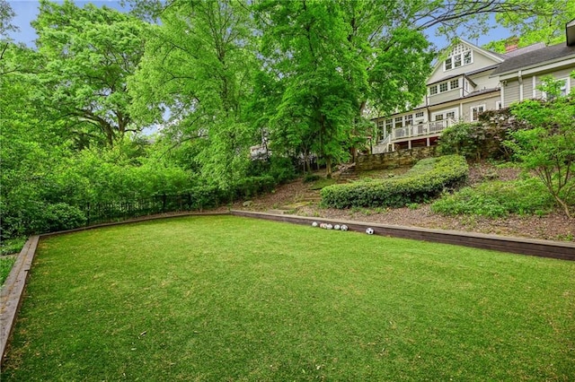 view of yard
