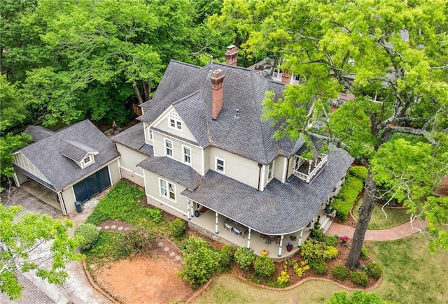 drone / aerial view