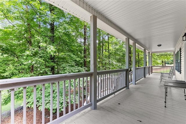 127 Walkabout Way, Dahlonega, GA 30533 - view of wooden porch