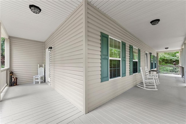 127 Walkabout Way, Dahlonega, GA 30533 - view of wooden porch