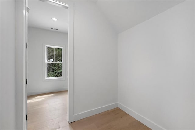 interior space featuring light wood-type flooring