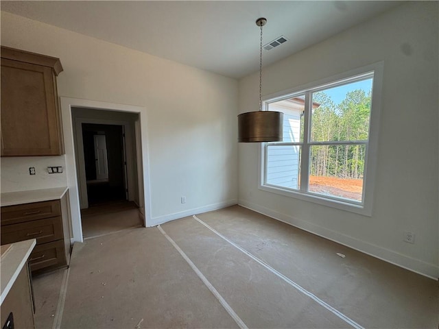 1010 Cable Rd, Waleska, GA 30183 - unfurnished dining area with baseboards