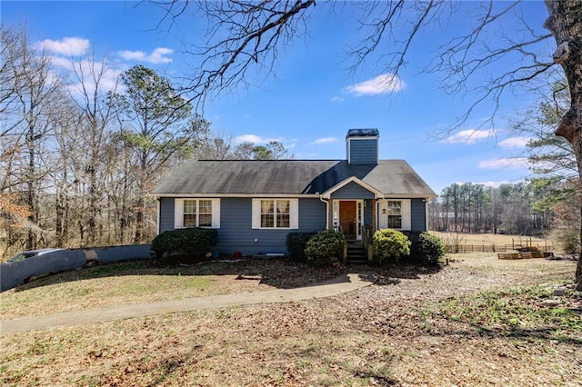 view of front of home