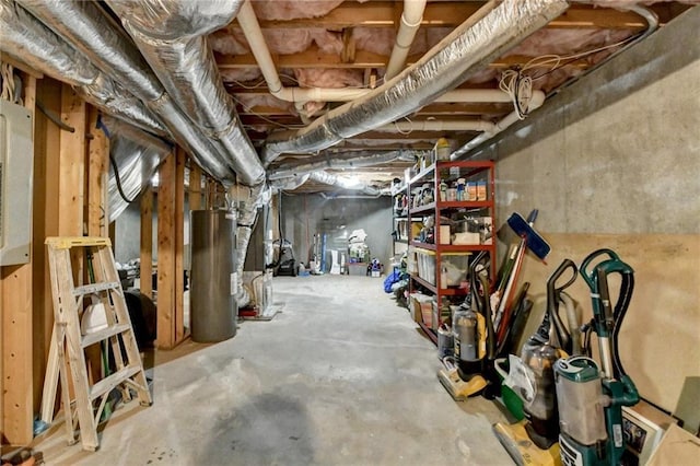 2467 Sky Valley Dr, Dacula, GA 30019 - unfinished below grade area with water heater