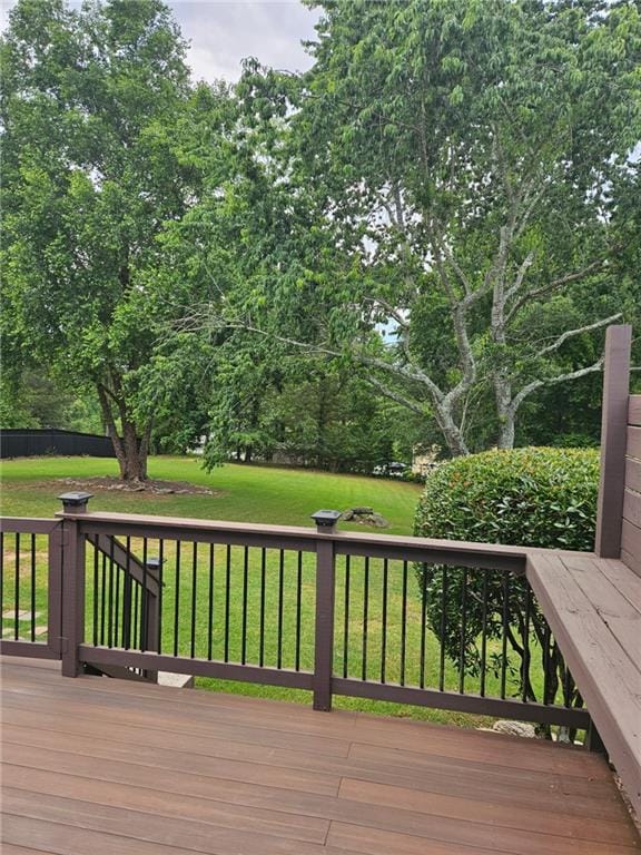 2467 Sky Valley Dr, Dacula, GA 30019 - wooden terrace with a lawn
