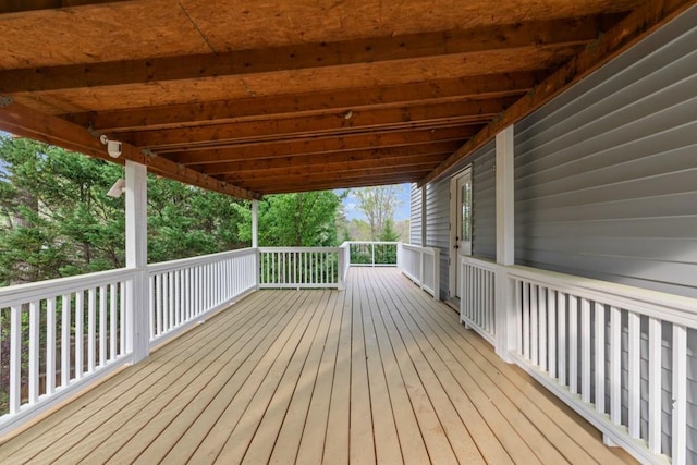 1647 Grandeus Ln SW, Stone Mountain, GA 30087 - view of wooden deck