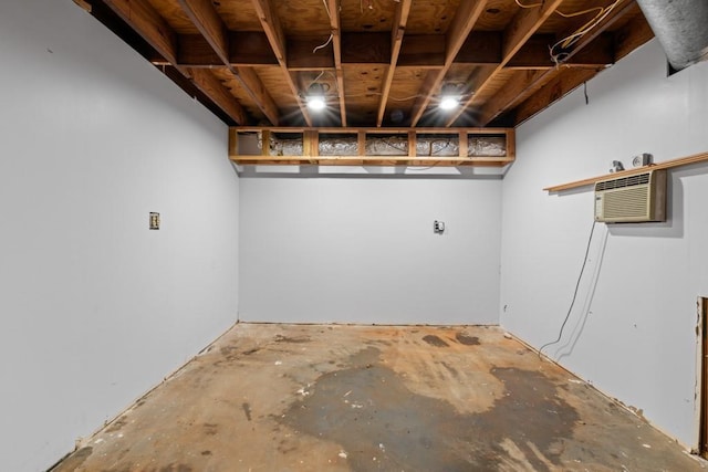 1647 Grandeus Ln SW, Stone Mountain, GA 30087 - finished basement with an AC wall unit