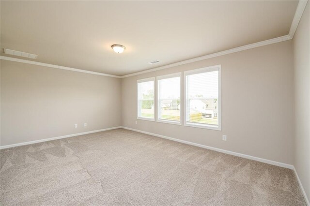 8245 Dawson View Way, Cumming, GA 30028 - carpeted spare room with ornamental molding and baseboards