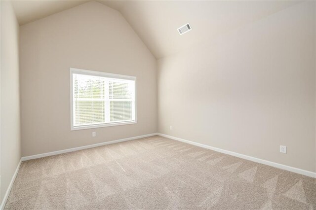 8245 Dawson View Way, Cumming, GA 30028 - carpeted empty room with lofted ceiling and baseboards