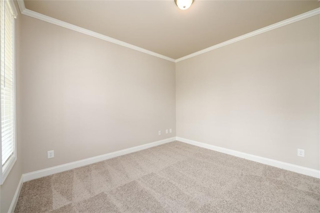 8245 Dawson View Way, Cumming, GA 30028 - empty room with baseboards, carpet flooring, and ornamental molding