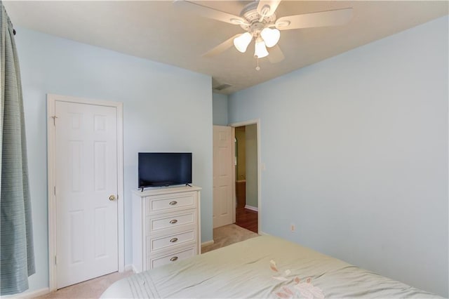 965 Under Ct, Sugar Hill, GA 30518 - bedroom featuring light carpet and ceiling fan