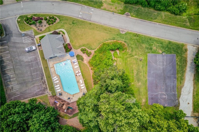 965 Under Ct, Sugar Hill, GA 30518 - bird's eye view of a pool area