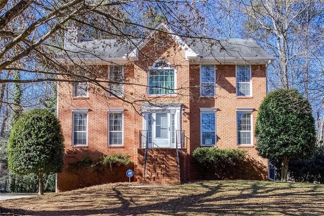 view of colonial home