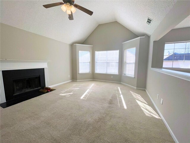 foyer featuring a textured ceiling and vaulted ceiling