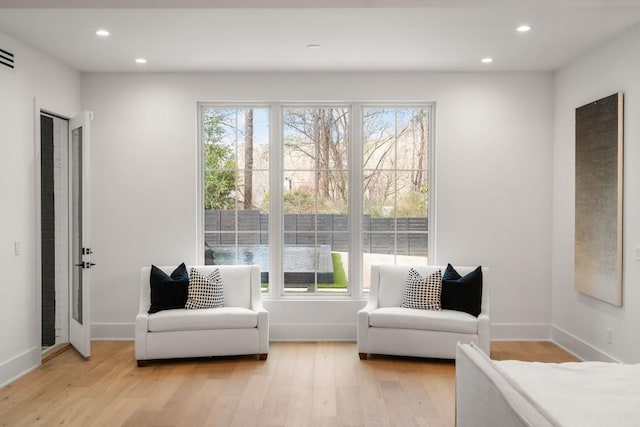 185 Pebble Trl, Alpharetta, GA 30009 - bedroom featuring light wood-type flooring, recessed lighting, and baseboards