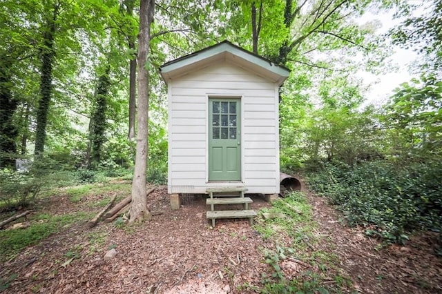 5666 Goldfield Dr, Acworth, GA 30102 - view of shed featuring entry steps