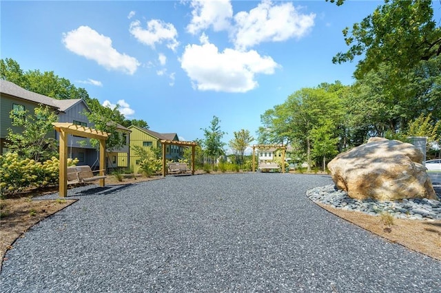 1408 Cozy Ct Unit 303, Atlanta, GA 30315 - exterior space featuring a pergola