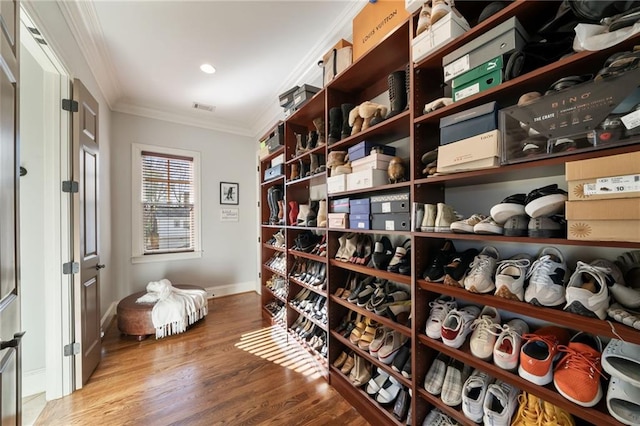 storage room with visible vents