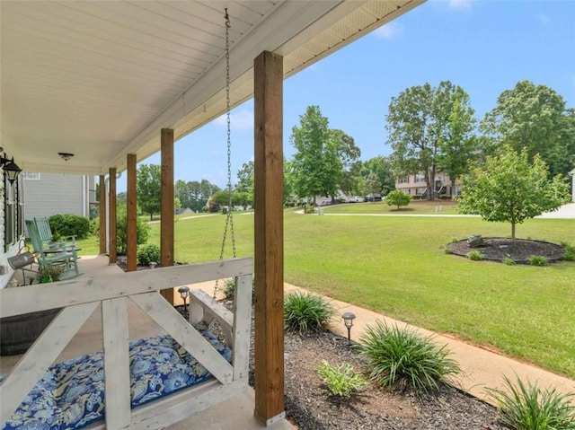 view of patio / terrace featuring a porch