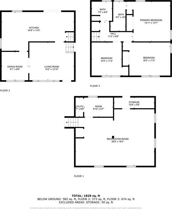 802 San Miguel Dr, Stone Mountain, GA 30083 - property floor plan