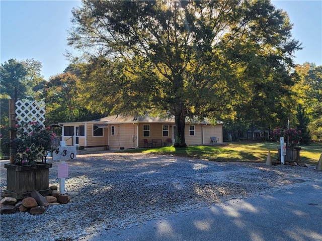 view of front of house