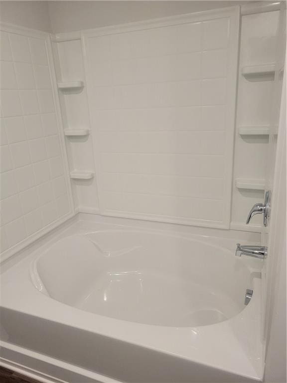 full bathroom featuring shower / washtub combination