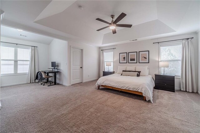 dining room featuring dark wood-type flooring and ceiling fan