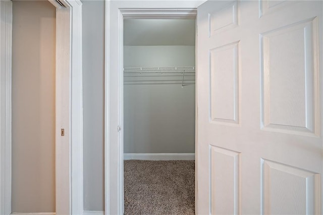 view of closet