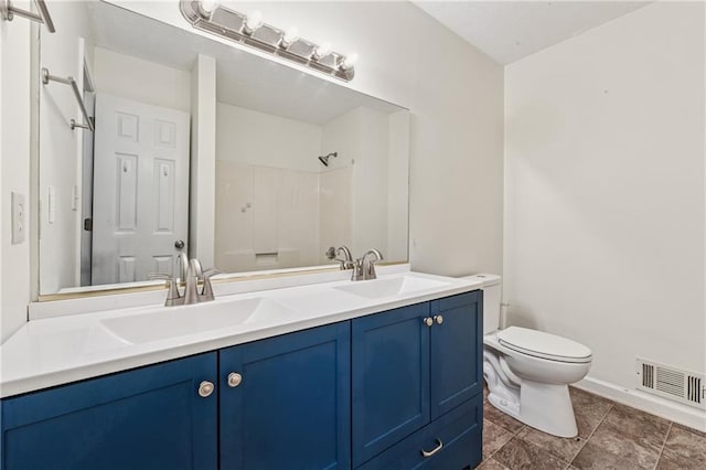 6010 White Oak Ct NW, Kennesaw, GA 31052 - full bath featuring double vanity and a shower