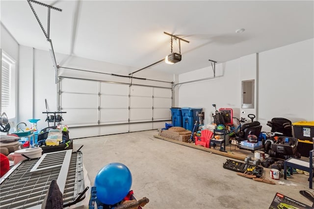 3440 Hardy St, Duluth, GA 30096 - garage with electric panel and a garage door opener