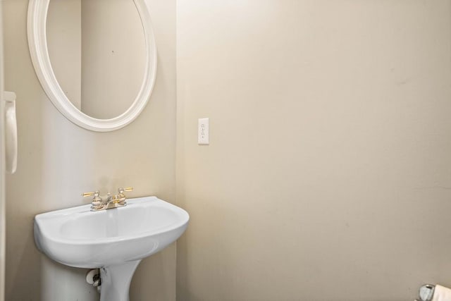 bathroom with a sink