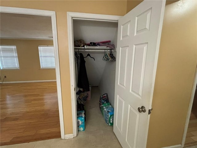 view of closet